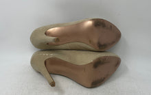 Load image into Gallery viewer, BCBGeneration Womens Parade BG-Parade Beige Leather High Pumps Heels Size 8B

