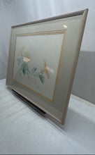 Load image into Gallery viewer, Vintage Framed Morning Glory Flowers By Stephanie Signed Pastel Art Painting
