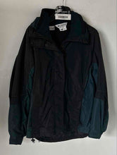 Load image into Gallery viewer, Columbia Mens Black Teal Long Sleeve Pockets Full-Zip Jacket Size Small
