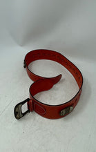 Load image into Gallery viewer, Unbranded Womens Red Genuine Leather Adjustable Dress Belt Size M
