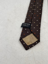 Load image into Gallery viewer, Givenchy Mens Brown Geometric Print Adjustable Long Formal Designer Tie
