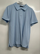 Load image into Gallery viewer, Hugo Boss Mens Light Blue Cotton Short Sleeve Spread Collar Polo Shirt Size XL
