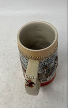 Load image into Gallery viewer, 1987 Anheuser-Busch Budweiser Collector Series C Holiday Ceramic Beer Stein Mug
