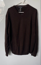 Load image into Gallery viewer, Banana Republic Mens Brown Long Sleeve V-Neck Pullover Sweater Size XL
