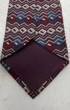 Load image into Gallery viewer, Stafford Mens Multicolor Geometric Silk Adjustable Pointed Tie One Size
