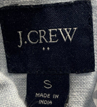 Load image into Gallery viewer, J.Crew Mens Blue Long Sleeve Pocket Collared Button-Up Shirt Size Small
