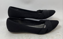 Load image into Gallery viewer, Anne Klein Sport Womens Ozella Black Pointed Toe Slip-On Ballet Flats Size 8.5M
