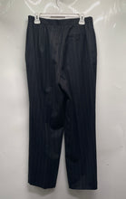 Load image into Gallery viewer, Lauren Ralph Lauren Womens Black Striped Print Straight Leg Dress Pants Size 12
