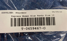 Load image into Gallery viewer, Express Womens Blue Denim 5-Pocket Design Button Front Jegging Jeans Size 10
