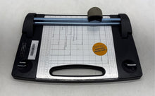 Load image into Gallery viewer, Fiskars Black 12 Inch Cutting Board Tabletop Rotary Paper Trimmer Cutter
