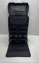 Load image into Gallery viewer, Bellami Unisex Black Push-Lock Rolling Travel Professional Trolley Suitcase
