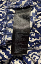 Load image into Gallery viewer, Forever 21 Womens Blue White Geometric Elastic Waist Lounge Pants Size S
