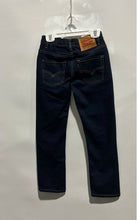 Load image into Gallery viewer, Levi's Girls 511 Dark Blue Denim Pockets Straight Leg Jeans Size 8 Reg
