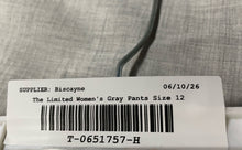 Load image into Gallery viewer, The Limited Womens Gray Lexie Fit Flat Front Bootcut Leg Trouser Pants Size 12
