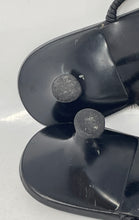 Load image into Gallery viewer, Authentic Salvatore Ferragamo Womens Black Leather Slingback Heels Sz 9 Damaged

