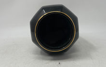 Load image into Gallery viewer, Black Ceramic Floral &amp; Bird Hexagonal Shaped Signed Decorative Vase Collectible
