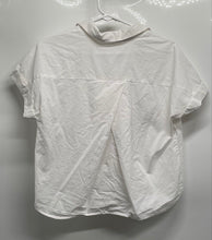 Load image into Gallery viewer, Etici Womens White Cotton Short Sleeve Regular Fit Button-Up Shirt Size XS
