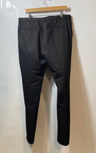 Load image into Gallery viewer, Zara Mens Black Slash Pockets Button Front Belt Loops Trousers Pants Size 34
