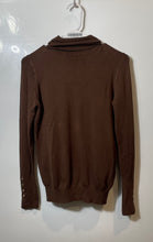 Load image into Gallery viewer, Zara Womens Brown Knitted Long Sleeve Turtleneck Pullover Sweater Size M
