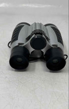 Load image into Gallery viewer, Silver Black Rubber Grip Neck Wide Strap Coated Optics Hunting Binoculars

