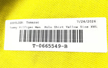 Load image into Gallery viewer, Tommy Hilfiger Mens Yellow Cotton Short Sleeve Classic Fit Polo Shirt Size XXL
