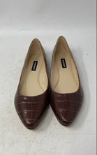 Load image into Gallery viewer, Nine West Womens Speak Up Brown Leather Pointed Toe Ballet Flats Size 6.5 M
