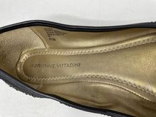 Load image into Gallery viewer, Adrienne Vittadini Womens Cathi Black Embellished Slip-On Ballet Flats Size 8.5M
