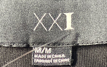 Load image into Gallery viewer, XXI Womens Black Long Sleeve Collared Double-Breasted Peacoat Size Medium
