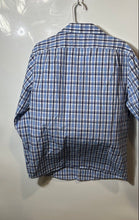 Load image into Gallery viewer, Tommy Hilfiger Mens Blue Printed Long Sleeve Collared Dress Shirt Size 16 1/2
