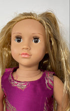 Load image into Gallery viewer, Our Generation Brown Long Hair Blonde Fashion Doll With Pink Dress
