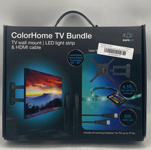 Load image into Gallery viewer, Aura Led ColorHome Black TV Bundle All-In-One Wall Mount No Tested
