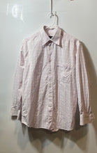 Load image into Gallery viewer, Canali Mens Pink Plaid Print Long Sleeve Collared Dress Shirt Size 15 3/4 40
