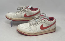 Load image into Gallery viewer, Nike Womens Air Jordan 1 Low DC0774-109 White Pink Leather Sneakers Shoes Size 6
