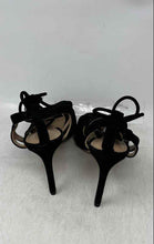 Load image into Gallery viewer, Banana Republic Womens Jene Black Ankle Wrap Strappy Sandals Size 6 1/2M
