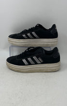 Load image into Gallery viewer, Adidas Womens VL Court Bold IH0754 Black Lace-Up Sneakers Shoes Size 7.5
