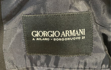 Load image into Gallery viewer, Authentic Giorgio Armani Mens Black Long Sleeve Three-Button Blazer Size EUR 48
