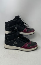 Load image into Gallery viewer, Above The Rim Mens Black Leather Lace-Up Mid Top Sneaker Shoes Size 13
