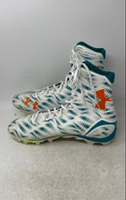 Load image into Gallery viewer, Under Armour Mens Highlight MC 1270426-108 White Green Soccer Cleats Size 15
