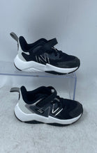 Load image into Gallery viewer, New Balance Kids Rave Run V2 ITRAVBW2 Black Hook &amp; Loop Sneaker Shoes Size 7M

