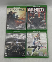 Load image into Gallery viewer, Lot Of 4 Pcs Assorted Microsoft Xbox One Multiple Genre ESRB Rated Video Games
