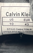 Load image into Gallery viewer, Calvin Klein Mens Bilton Black Leather Lace-Up Low Top Sneakers Shoes Size 10
