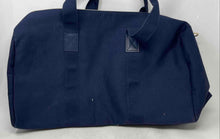 Load image into Gallery viewer, Ralph Lauren Fragrance Mens Blue Double Handle Zip Top Travel Duffle Bag
