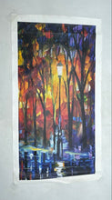 Load image into Gallery viewer, Thirst Lithograph Home Decorative Trees And Street Lamp Art Painting
