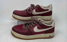 Load image into Gallery viewer, Nike Kids Air Force 1 Low Red White Lace-Up Sneakers Shoes Size 5.5Y
