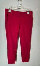 Load image into Gallery viewer, 7th Avenue Design Studio New York &amp; Co Womens Pink Flat Front Ankle Pants Size 6
