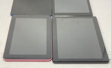 Load image into Gallery viewer, Lot Of 4 Pcs Assorted Mixed Touch Screen Android Tablets Not Tested For Parts
