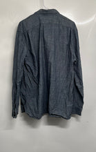 Load image into Gallery viewer, Banana Republic Mens Blue Cotton Long Sleeve Standard Fit Button-Up Shirt Size L
