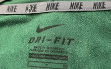 Load image into Gallery viewer, Nike Mens Green Long Sleeve Quarter-Zip Pullover Activewear Top Size Small
