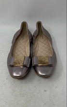 Load image into Gallery viewer, Cole Haan Womens Purple Leather Slip-On Tali Bow Ballet Flats Size 9
