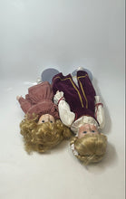 Load image into Gallery viewer, Vintage Americas Porcelain Doll Heather With Stand 15 Inch Heritage Mint 2 Pcs
